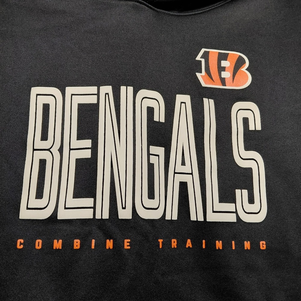 Cincinnati Bengals Combine Training‎ Hoodie Size YOUTH LARGE NFL Team Apparel - Picture 2 of 9